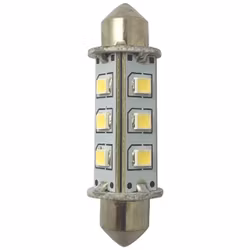 1852 LED-lantern pinol/spollampa 42mm 10-36Vdc, 2 st