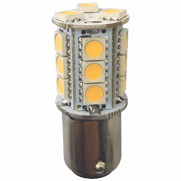 1852 LED-lampa BA15D Ø23x46,5mm 10-36Vdc, 2 st