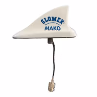 Glomex Mako VHF-antenn vit, 8m kabel och kontakt PL259
