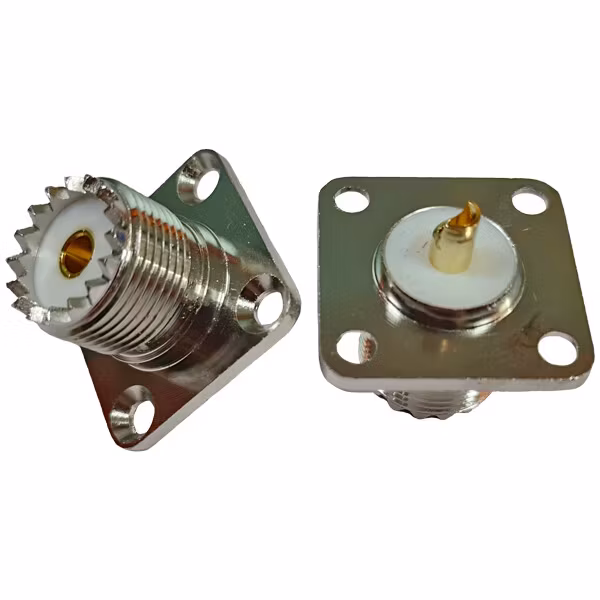 1852 VHF täckplugg med fläns för PL 259