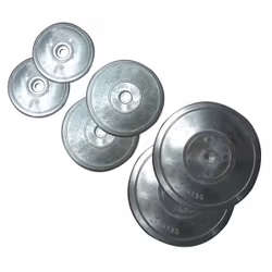 1852 Tallriksanod Zink Ø130mm 1030g 1 par