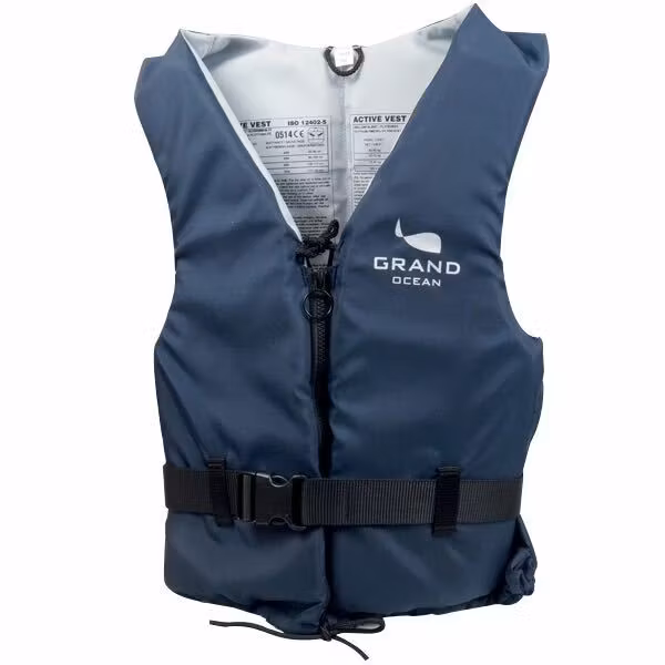 Flytväst grand ocean 50n active navy/grå 30-50kg