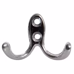Klädkrok 40x60 mm förkromad