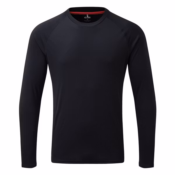 Gill uv011 men's uv tec t-shirt lang navy str m