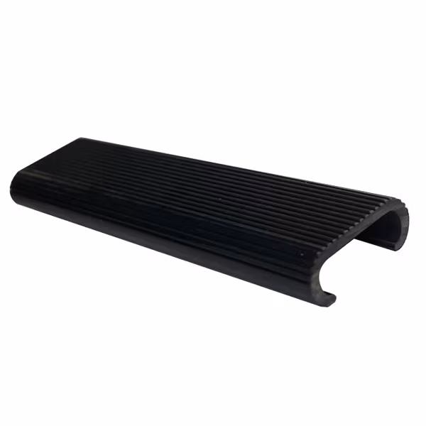 Sort pvc trin til badestiger 168mm