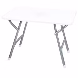 Bordben, alu ø25mm, dobbelt ben til bord l-88xh-61xb-60cm