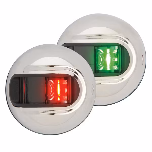 Attwood LED lanternor set sidomonterad styrbord/babord
