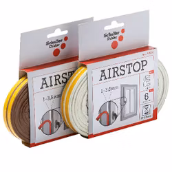 Selvklæbende tætningsliste e-profil hvid 6 m