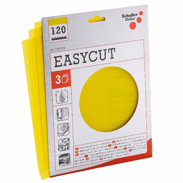 Slibepapir ark korn 180 230 x 280 mm 3 stk