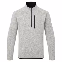 Gill 1500 1/4  lynlås fleece jakke, grå str. l
