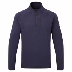 Gill 1500 1/4  lynlås fleece jakke, navy str. l