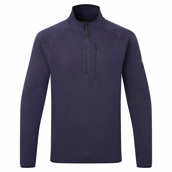 Gill 1500 1/4  lynlås fleece jakke, navy str. m
