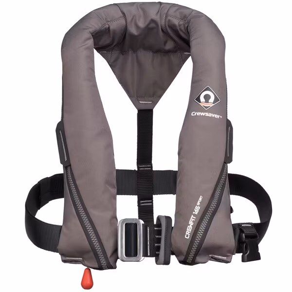 Crewsaver Crewfit 165N Sport grå med soft loop D-ring