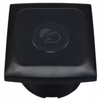 Touch dimmer/brytare 12V f/inbyggnad sort max 30W