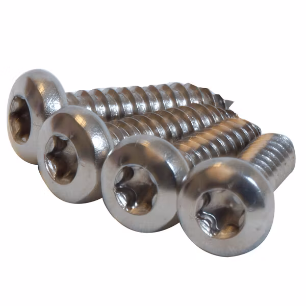 Skrue Cylinderhuvud 6,3 x 25 A4 Torx spår ISO14585 4 st.