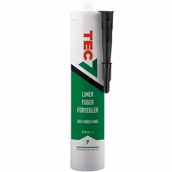 Tec7 x-seal flex fugemasse 310 ml patron sort