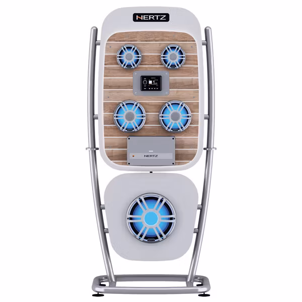 Hertz display, komplet med sortiment af produkter