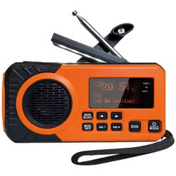Nödradio med DAB+/FM och solceller