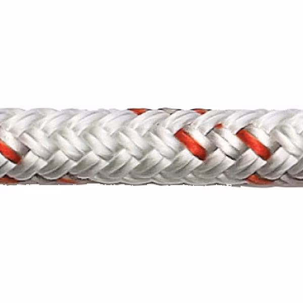 Robline orion 500 trimline, 3mm hvid/rød  - 1 mtr