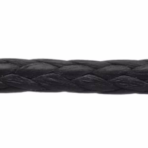 Robline ocean 3000 dyneema fald, 2mm sort  - 1 mtr