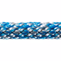 Robline sirius 500 allround tov, 12mm sølv/blå  - 1 mtr