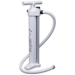 Super-f håndpumpe med manometer til sup 2 bar 2x2100cc hvid