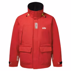 Gill os34j coastal jakke rød str. xs