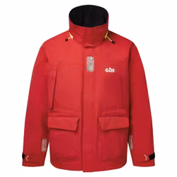 Gill os34j coastal jakke rød str. xxl