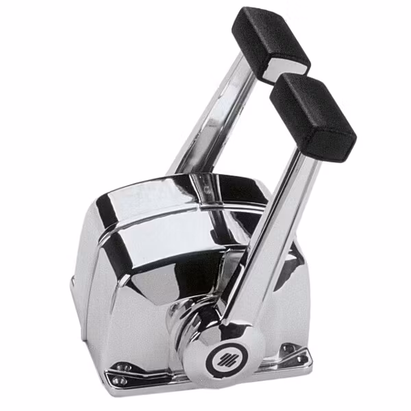 Ultraflex kontrolbox b78 dobbelt i krom m/trim