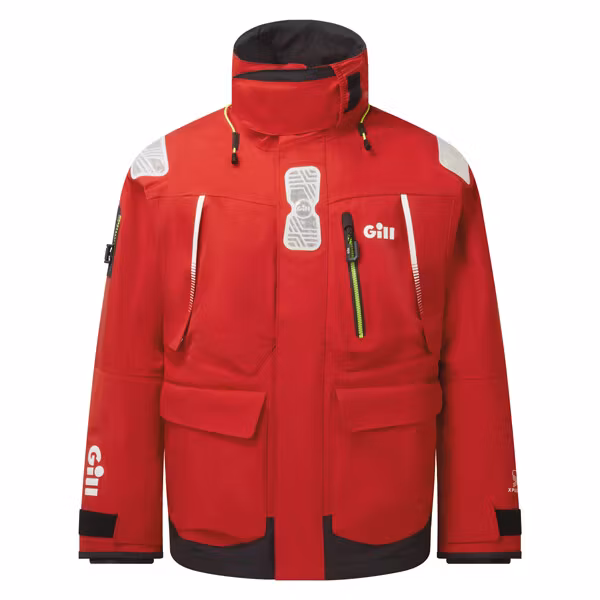 Gill os14j ocean jakke rød str. xxl