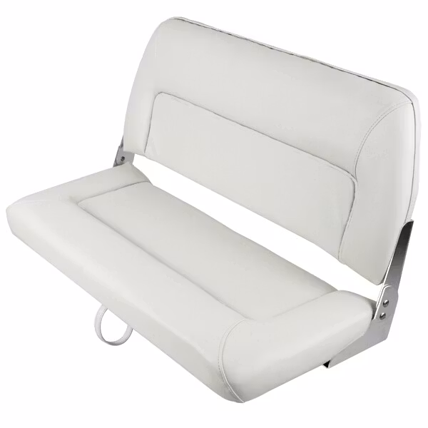 ESM S90 dubbelsits ljusgrå/vit 90 cm