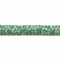 Robline globe pro robtec fald, 12mm hvid/grøn  - 1 mtr