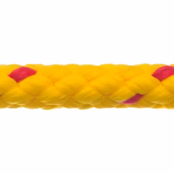 Robline albatros flydeline, 8mm gul/rød  - 1 mtr