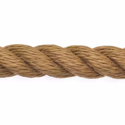 Robline spunflex, 6mm brun  - 1 mtr