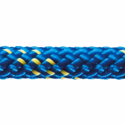 Robline dinghy light, 6mm blå/gul  - 1 mtr