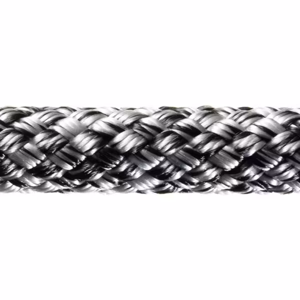 Robline sirius 500 allround tov, 8mm sølv/sort  - 1 mtr