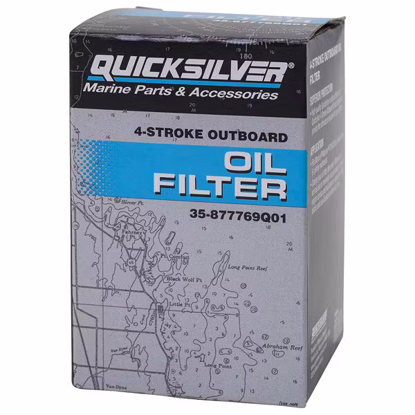 Quicksilver 877769q01 oliefilter til mercury verado 6-cylind