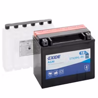 Exide 12V AGM batteri ETX20HL-BS