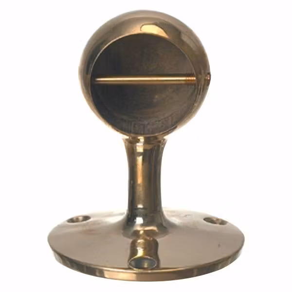 Endestykke højre messing 36mm tov