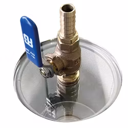 Guidi polycarbonat låg med kugleventil til 1 1/4"