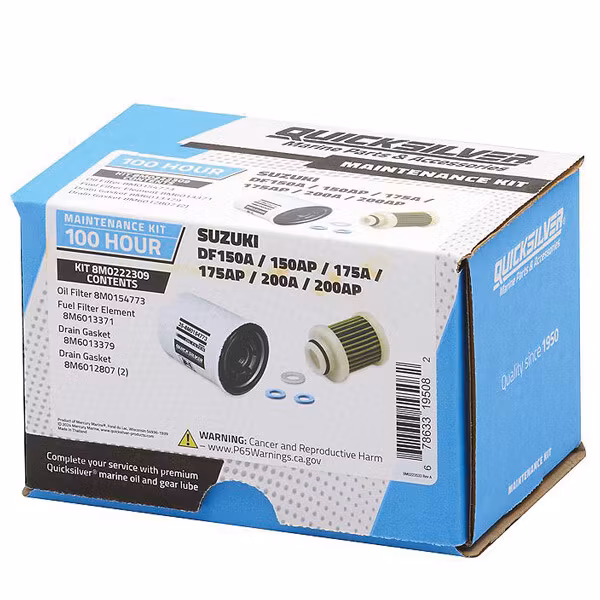Quicksilver 8M0222309 100T Servicekit, Suzuki DF150A/AP-175A/AP-200A/AP