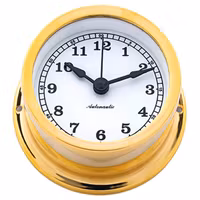Autonautic Minor 72 Skeppsur Ø 72/50 mm förgylld mässing