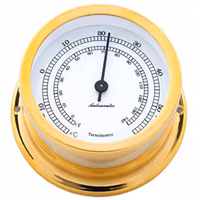 Autonautic Minor 72 termometer Ø72/50 mm förgylld mässing