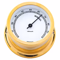 Autonautic Minor 72 hygrometer Ø72/50 mm förgylld mässing