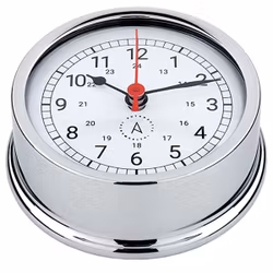 Autonautic Atlantic 95 skeppsur Ø95/70 mm förkromad mässing