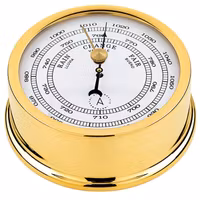 Autonautic Atlantic 95 barometer Ø95/70 mm förgylld mässing