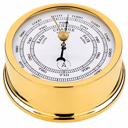 Autonautic Atlantic 95 barometer Ø95/70 mm förgylld mässing