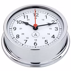 Autonautic Pacific 120 skeppsur Romerska siffror Ø120/110 mm förkromad mässing