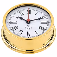 Autonautic Pacific 120 skeppsur Ø120/110 mm förgylld mässing