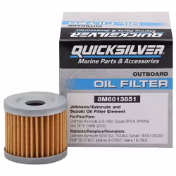 Quicksilver 8M6013851 Oljefilter till Suzuki/Johnson/Evinrude 9.9-15hk